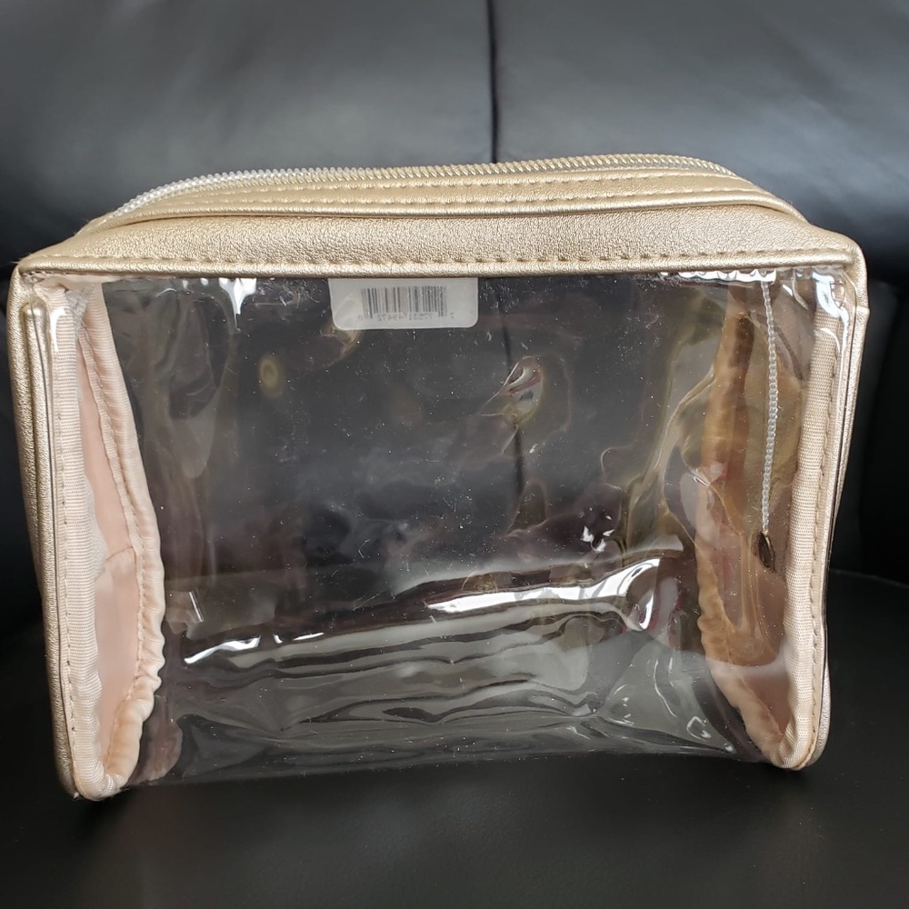 Shiseido Gold Cosmetic Bag - New without tag